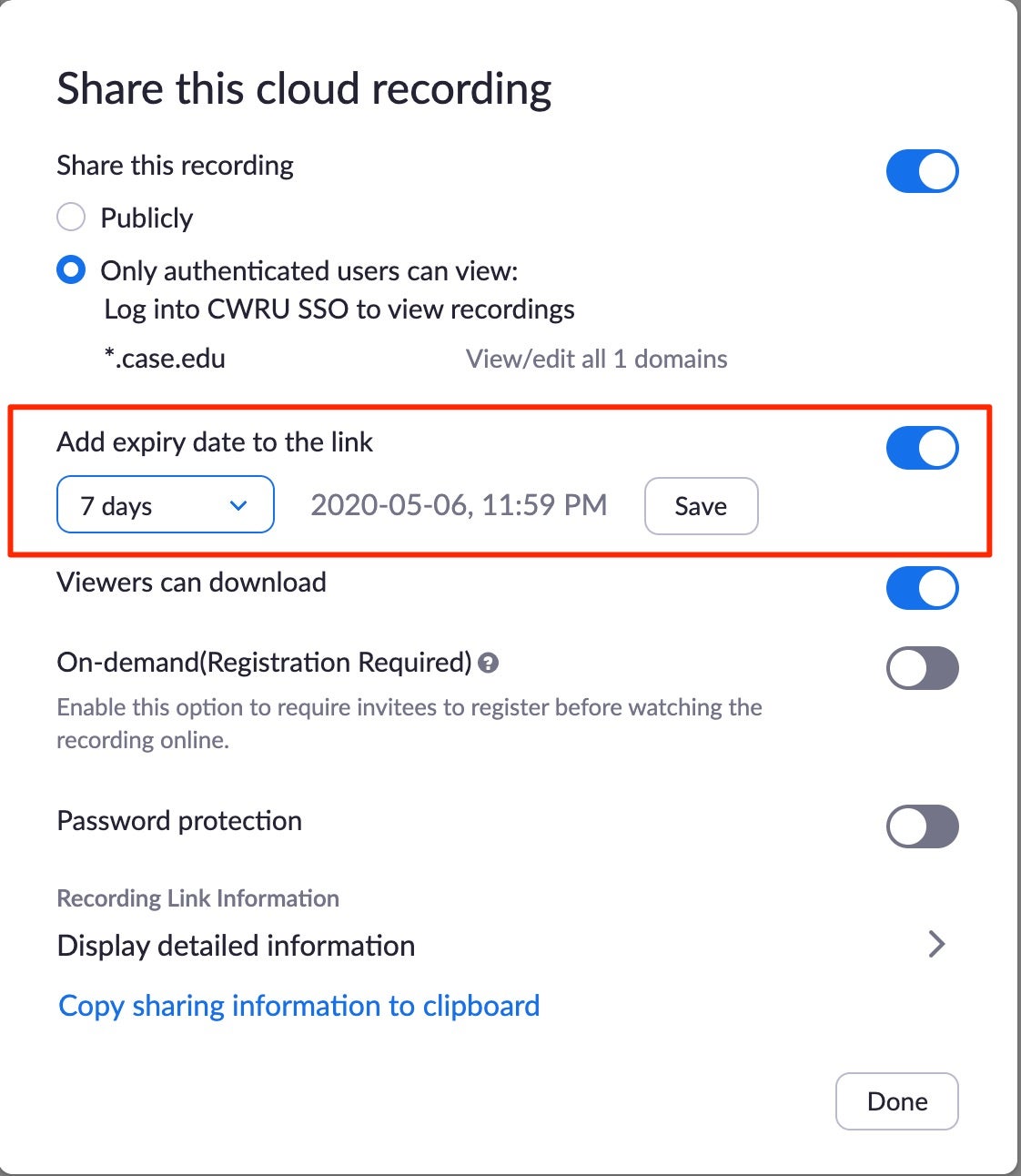 Zoom Recording Guide University Technology, [U]Tech Case Western